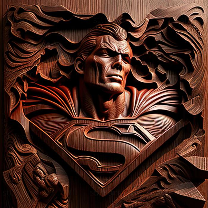 3D model Superman 2 (STL)